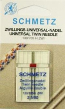 Schmetz Универсальная двойная (Twin) NM 80/2.5
