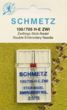 Schmetz Вышивальная двойная (Twin) NM 75/2.0