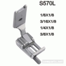 Лапка для 2ух игольных машин P112BL-1/4-1/16 (S570L) с ограничителем 1/4 дюйма х 1/16 дюйма для машин Brother