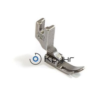 Лапка с пазом для молний, отстрочек, игла слева P360