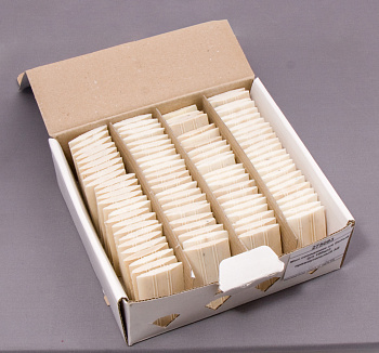 Мел невидимка цв белый (уп 100шт) прямоугольный AS