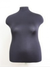 Манекен женский р60 (120-103,6-128) твёрдый цв чёрный ОСТ