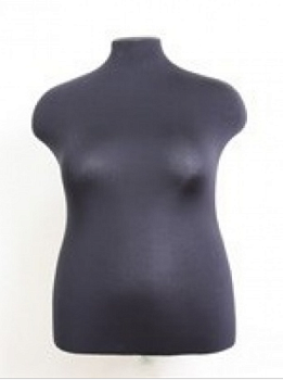 Манекен женский р60 (120-103,6-128) твёрдый цв чёрный ОСТ
