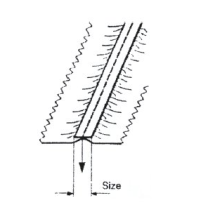 Лапка S-537 (A227) для настрачивания эластичной тесьмы (резинки)