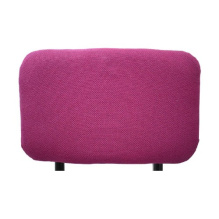 Стул винтовой бордовый с квадратными спинкой и сиденьем (ткань)