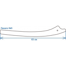 Лекало фигурное пластик. Бочок