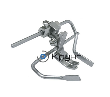 Лапка с двумя ограничителями (откидными линейками, S521) с пазом от 5 и более мм P723