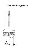 Лапка для пришивания канта P69R (36069R), правая, 3/16 дюйма (4,8 мм)