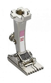 Лапка для швейных машин №32 для защипов (7 желобков) для машинок Bernina