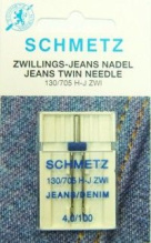 Schmetz "Jeans" двойная (Twin) NM 100/4.0 Schmetz "Jeans" двойная (Twin) NM 100/4.0