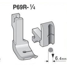 Лапка P69R (36069R) для пришивания канта, правая 1/4 дюйма (6,4 мм)