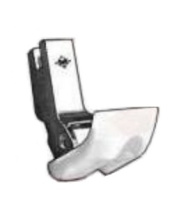 Лапка T69RH фторопластовая (тефлоновая) для пришивания шнура (канта, кеддера) правая 3/16 дюйма (4,8 мм)