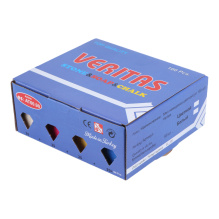 Мел невидимка цв цветной (уп 100шт) прямоугольный Veritas   