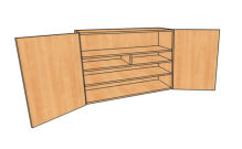 Навесной шкаф без наполнения