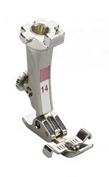 Лапка с направляющим устройством для вшивания молнии № 14 для машинок Bernina