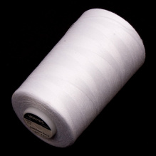 Нитки швейные 100% PE 40/2 цв белый (боб 5000ярдов) VERITAS