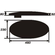 Колодка гладильная 014 для Hoffman-2-111