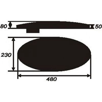 Колодка гладильная 014 для Hoffman-2-111