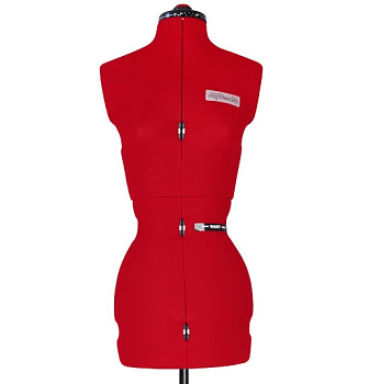 Манекен женский р42-52 раздвижной+стойка ADJUSTOFORM MY DOUBLE S красный 