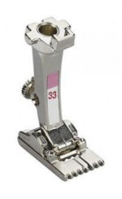 Лапка для застрачивания защипов №33 (9 желобков) для машинок Bernina