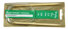 Спицы Hobby&Pro круговые бамбук 100см, 5,5мм (942155) БС