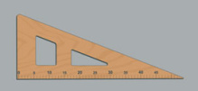 Лекало деревянное Треугольник Лекало деревянное Треугольник