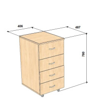 Тумба для хранения Комфорт 1.1M
