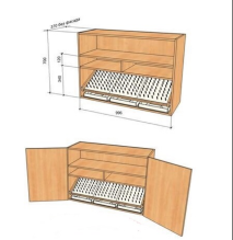 Навесной шкаф с наполнением