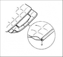 Aurora A-1508-AEL (для окантовки одеял)