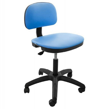 Стул для швеи Сеньор gts B-10 синий, колеса