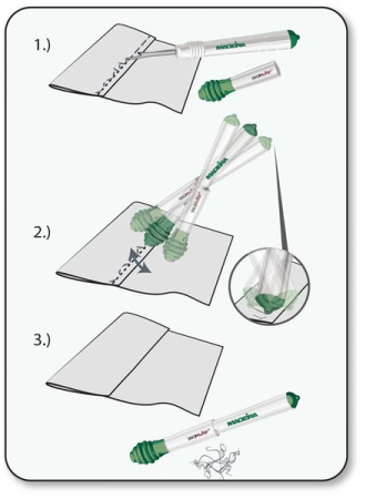 Вспарыватель с наконечником для удаления ниток