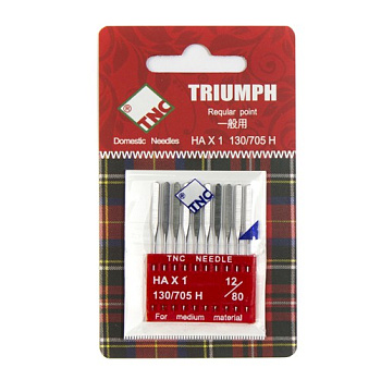 Иглы для БШМ TRIUMPH New 130/705H Универсальные №80 (уп.10шт)