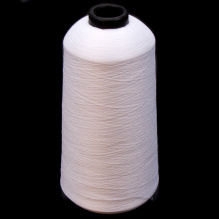 Нитки текстурированные круч 100% PE 150D/1 цв белый (боб 15000ярд) VERITAS