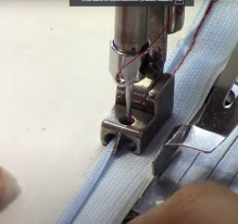 Лапка для потайной молнии c ограничителем S518NS