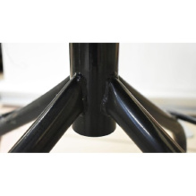 Стул винтовой бордовый с квадратными спинкой и сиденьем (ткань)