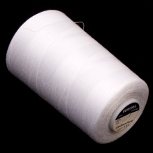 Нитки швейные 100% PE 40/2 цв белый (боб 5000ярдов) VERITAS