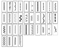 Образец строчек